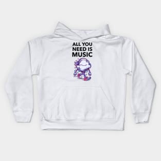 All You Need Is Music Kids Hoodie